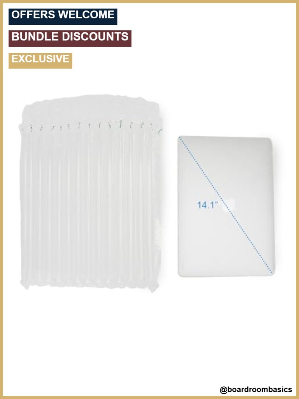20-Pack Inflatable Laptop Bags for 14-15.6 Inch